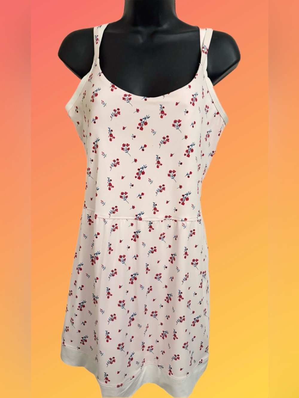 Women's Pink Floral Athletic Dress/Romper ⭐️NWT⭐️